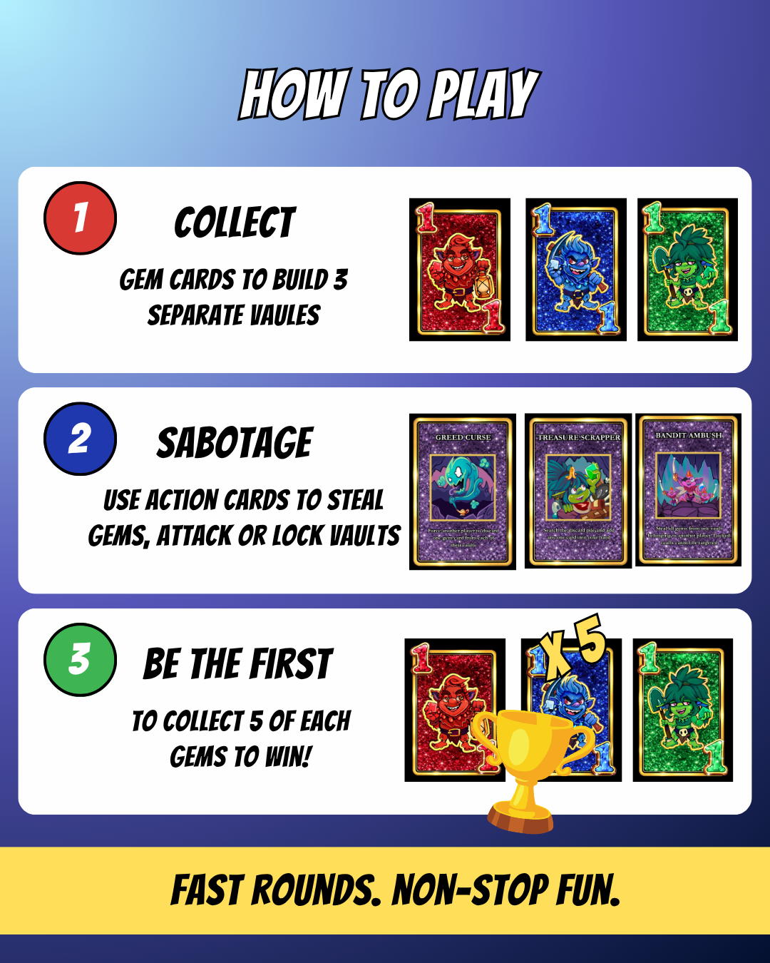 Treacherous Trolls Card Game