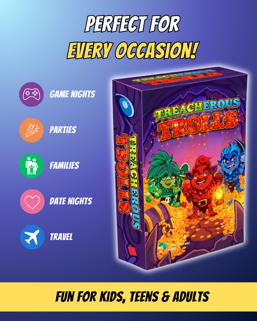 Treacherous Trolls Card Game